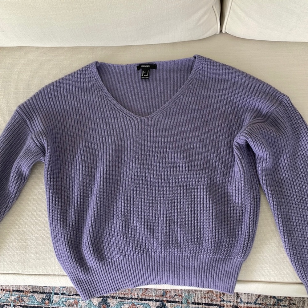 Forever 21 purple sweater